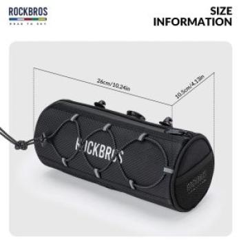 Rockbros Lenkertasche Drehver schwarz